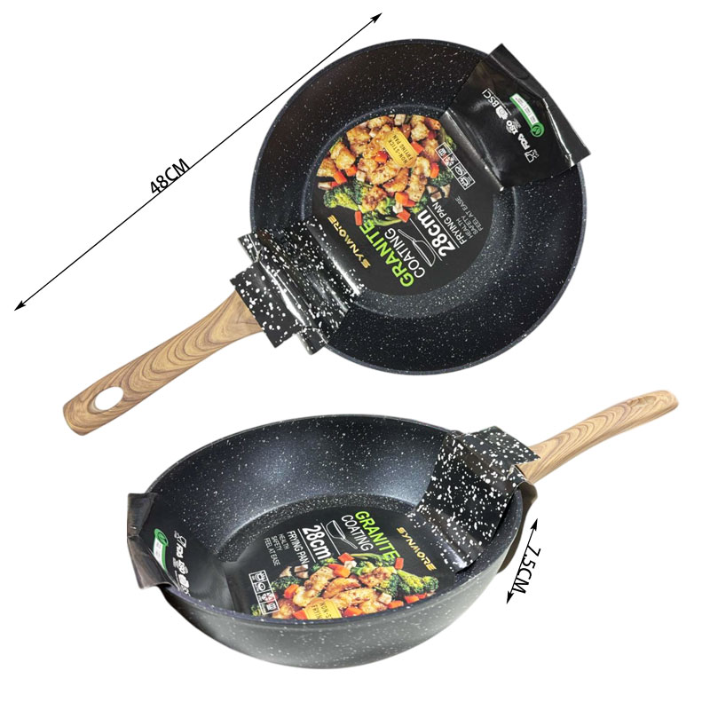 Synamore Τηγάνι Βαθύ Αντικολλητικό 28cm - Fry Pan - Image 3