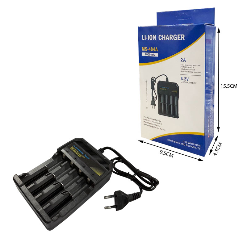 Φορτιστής μπαταρίας 2000mA MD-282A - Li-ion Charger - Image 3