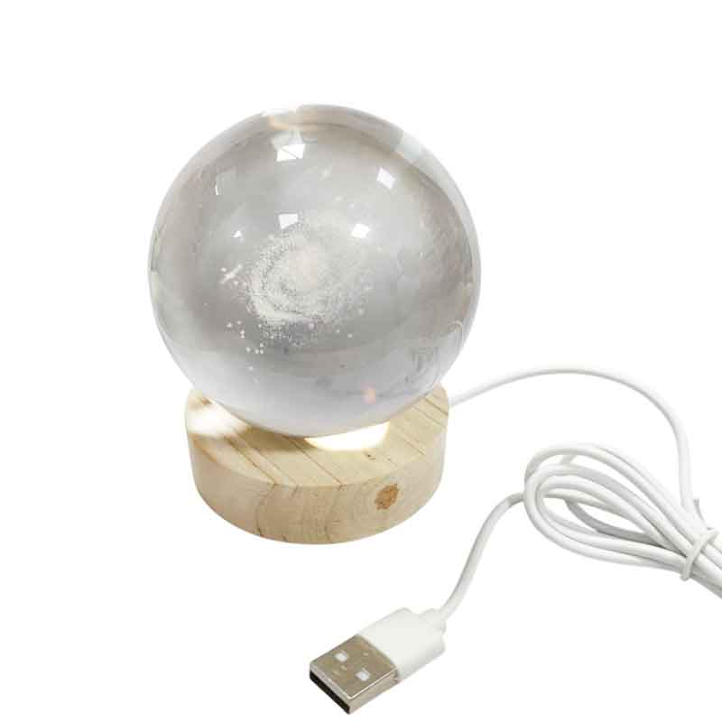 Κρυστάλλινη Μπάλα Φωτιστικό Νυκτός 3D – Crystal Ball Night Light 3D - Image 3