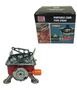 Kovar Φορητή Γκαζιέρα/Γκαζάκι Ανοξείδωτη Μίας Εστίας K-202 – Portable Card Type Stove