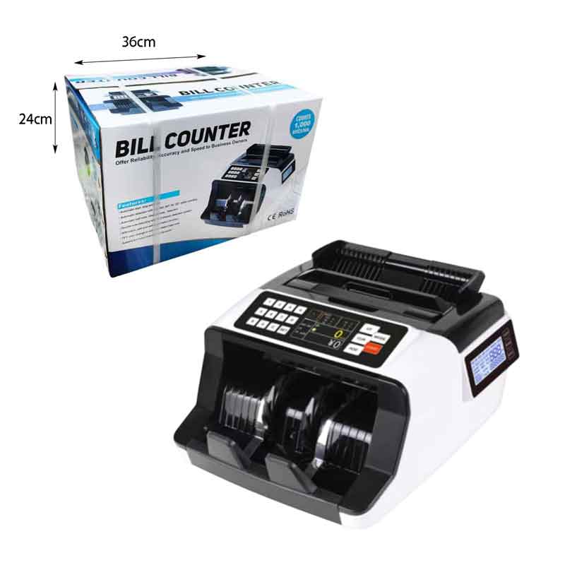 Μετρητής Χρημάτων με Ανίχνευση Πλαστών & TFT Οθόνη – 1000 Χαρτονομίσματα/Λεπτό - Bill Counter - Image 4