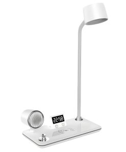 LED Φωτιστικό Γραφείου 4 σε 1 με Ασύρματο Φορτιστή