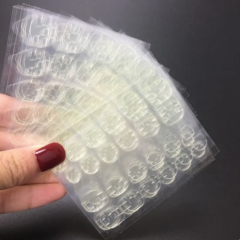 Αυτοκόλλητα Φύλλα Διπλής Όψης Για Tips Νυχιών - Sheets Nail Jelly Glue Manicure Adhesive Paste - Image 3