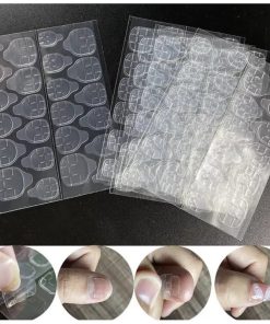 Αυτοκόλλητα Φύλλα Διπλής Όψης Για Tips Νυχιών - Sheets Nail Jelly Glue Manicure Adhesive Paste