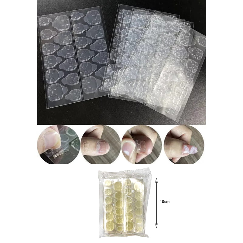 Αυτοκόλλητα Φύλλα Διπλής Όψης Για Tips Νυχιών - Sheets Nail Jelly Glue Manicure Adhesive Paste - Image 7