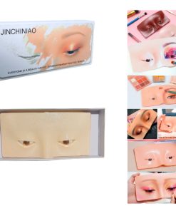 Πρόσωπο εκμάθησης επαγγελματικού μακιγιάζ & τατουάζ φρυδιών - Make-up practicing face interacting makeup & eyebrow