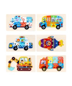 Εκπαιδευτικό Ξύλινο Παιχνίδι Παζλ με Νούμερα - Wooden Game