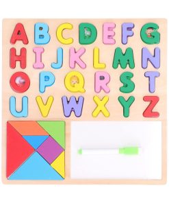 Εκπαιδευτικό Ξύλινο Παιχνίδι Αλφάβητος - Wooden Game Alphabet