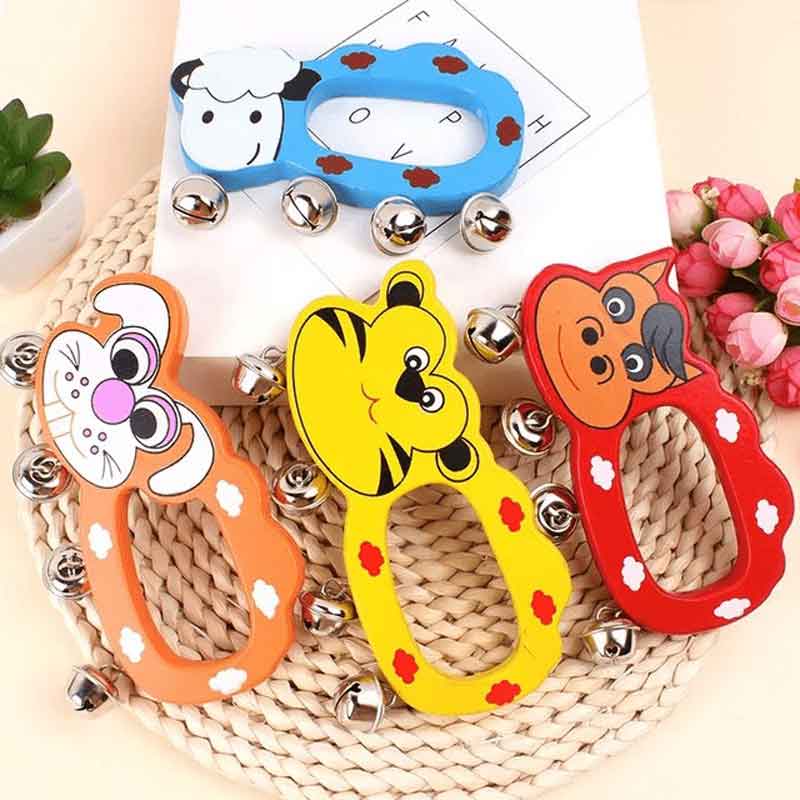 Ξύλινη Κουδουνίστρα Για Μωρά - Wooden Baby Rattle