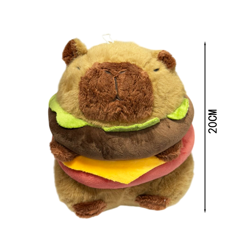 Λούτρινο Καπιμπάρα Μπέργκερ - Stuffed Burger Capybara - Image 2