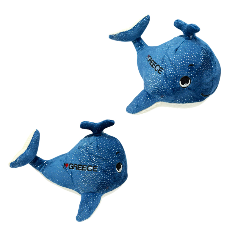 Λούτρινο αρκουδάκι φάλαινα Greece - Stuffed whale Greece