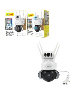 Andowl IP Κάμερα Παρακολούθησης Wi-Fi 4K Αδιάβροχη με Αμφίδρομη Επικοινωνία Q-SX920 - Foodlight Dual Camera