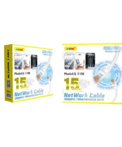 Andowl Καλώδιο δικτύου ethernet 15m 1000MHz U/UTP Cat.5e Q-T140 - Net Work Cable