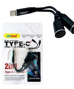 Andowl Q-ZJ5B Μετατροπέας Αντάπτορας Type-C male σε Type-C 2x female - Type-C male to Type-C 2x female Cable Adapter
