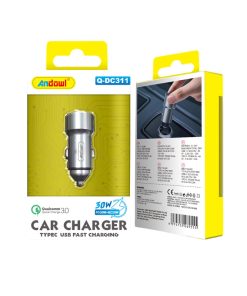 Andowl Φορτιστής αυτοκινήτου 30W Q-DC311 - Car charger