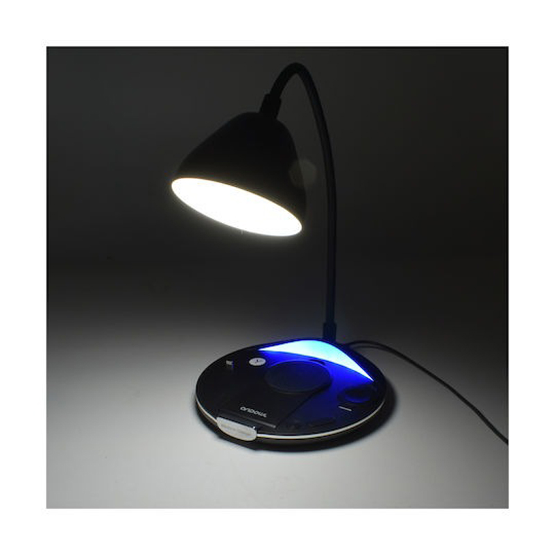 Andowl Φωτιστικό Γραφείου LED με Ασύρματη Βάση Φόρτισης Κινητού Q-CD506 - 5in1 Wireless Charger Foldable Lamp - Image 5