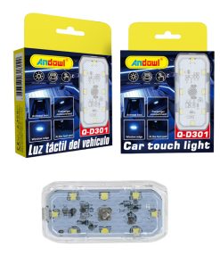 Andowl Διακοσμητικό φωτιστικό LED αφής λευκού φωτισμού για αυτοκίνητο Q-D301- Car touch light