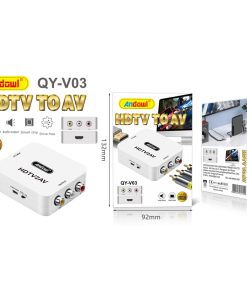 Andowl Μετατροπέας HDTV female σε AV QY-V03 - HDTV to AV Converter