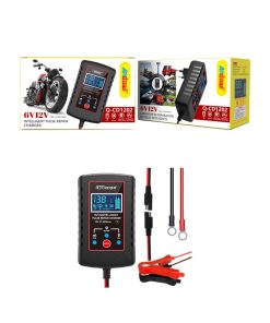 Andowl Φορτιστής υψηλής ποιότητας μπαταρίας μολύβδου 6V 12V Q-CD1202 - Intelligent Pulse Repair Charger