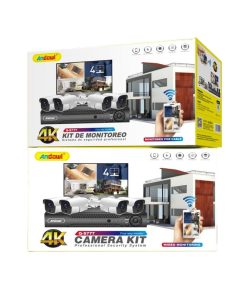 Andowl Ολοκληρωμένο Σύστημα CCTV με 4 Κάμερες Q-S777 - Camera Kit Professional Security System