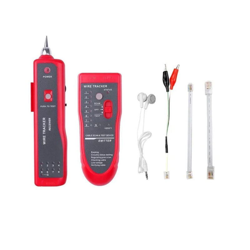 Andowl Tester Καλωδίων Δικτύου - Πολυλειτουργικός Ανιχνευτής Καλωδίων με Πομποδέκτη για RJ45
