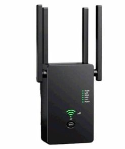 Andowl Q-W012 WiFi Extender Dual Band (2.4 & 5GHz) 1200Mbps με 2 Θύρες Ethernet - WiFi Range Extender/ Repeater/ Router