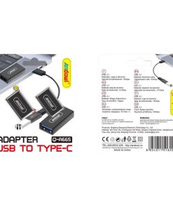 Andowl Μετατροπέας Αντάπτορας Type-C σε USB Q-A665 - USB to Type-C Converter