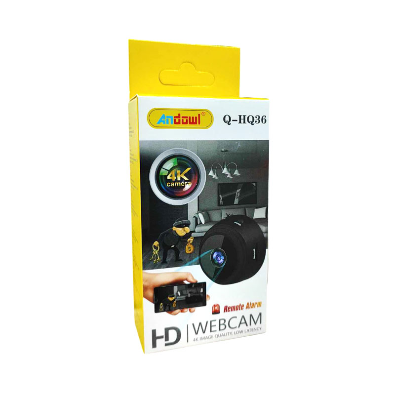 Andowl Κρυφή Κάμερα Παρακολούθησης 4K Q-HQ36 - Remote Alarm Web Camera HD - Image 7