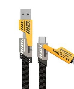 Andowl Καλώδιο Δεδομένων 4σε1 65W 120cm Q-SJ60 - 4in1 Data Cable