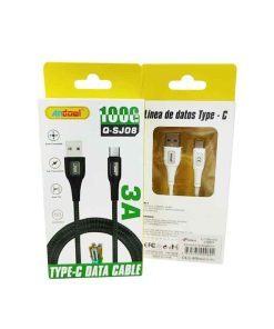 Andowl Καλώδιο δεδομένων  USB σε Type-c 3Α Q-SJ08 - Data Cable