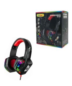 Andowl Ενσύρματα Gaming Ακουστικά με σύνδεση με φωτισμό RGB 3.5mm / USB Q-E6 - Over Ear Gaming Headset