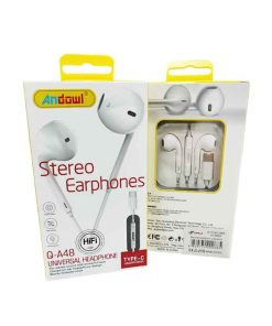 Andowl Ενσύρματα Ακουστικά με Βύσμα USB-C  - Earphone