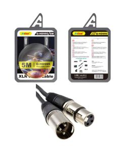 Andowl Καλώδιο XLR Αρσενικό σε Θηλυκό 5m Q-HD995 - XLR Audio Cable