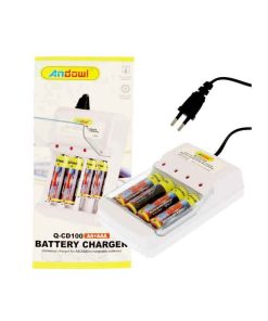 Andowl Φορτιστής μπαταρίας Ni-MH Μεγέθους AA/AAA Q-CD100  - Battery charger