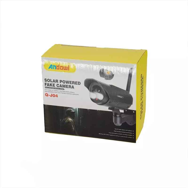 Andowl Ψεύτικη Κάμερα Παρακολούθησης Τύπου Bullet με Ηλιακό Πάνελ Q-J04 - Solar Fake Camera - Image 5