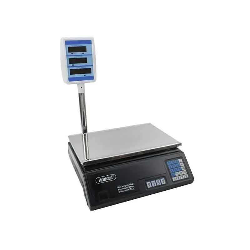 Andowl Ηλεκτρονική ζυγαριά 40KG τριπλής οθόνης ACS-D1- Electronic Scale - Image 2