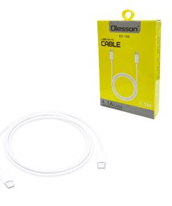 Olesson Καλώδιο Δεδομένων Type-C σε Type-C 1.5m 4.1A SD-156 - USB Data Cable