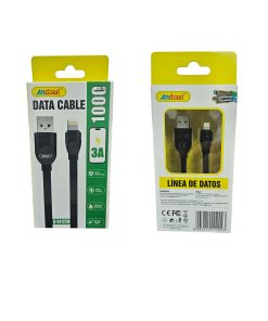 Andowl Καλώδιο δεδομένων Lighting σε USB 3Α Q-SJ122B - Data Cable
