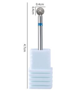 Φρεζάκι Τροχού Διαμαντόφρεζα Μπίλια Μπλε #12 - Carbide nail drill bit