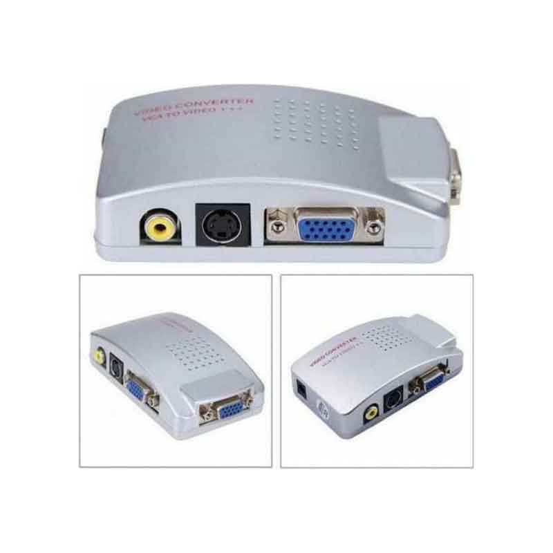 Andowl -QY-V01 Μετατροπέας VGA female σε RCA / S-Video / VGA female - VGA/RCA Conversion - Image 2