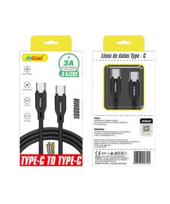 Andowl Καλώδιο Q-SJ203 - Type-C σε Type-C