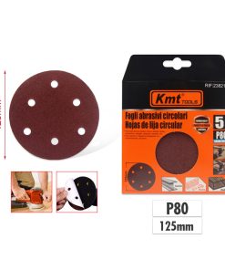 KMT Γυαλόχαρτο τριβείου P80 5τμχ - Sandpaper