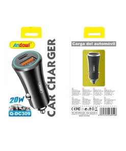 Andowl Φορτιστής αυτοκινήτου 20W Q-DC309 - Car charger