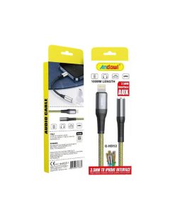 Andowl Μετατροπέας Lightning male σε USB-C female 1τμχ Q-HD52 - Audio Cable