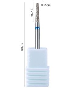 Φρεζάκι Τροχού Διαμαντόφρεζα Μπλε #42 - Carbide nail drill bit