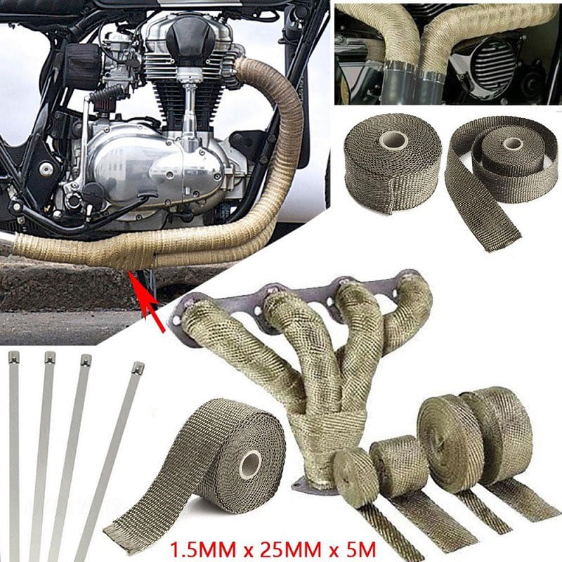 Θερμομονωτική Ταινία Λαιμού Εξάτμισης - Exhaust insulating wrap cool it thermo tec - Image 2