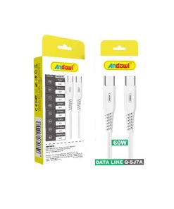 Andowl Καλώδιο δεδομένων Type-c σε Type-c 60W Q-SJ7A - Data Cable
