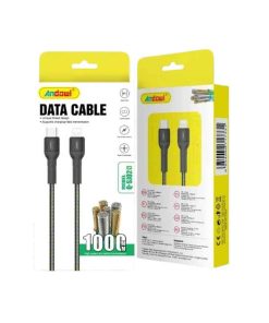 Andowl  Πλεκτό Καλώδιο Φόρτισης & Μεταφοράς δεδομένων 1m USB-C σε Lightning Q-SJ02 - Data Cable