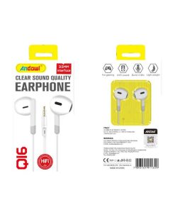 Andowl Ενσύρματα Ακουστικά με AUX 3.5mm Q16 - Earphone