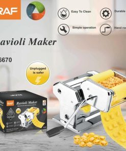 RAF Μηχανή Φύλλου/Ζυμαρικών Χειροκίνητη από Ανοξείδωτο Ατσάλι R.6670 - Ravioli Maker